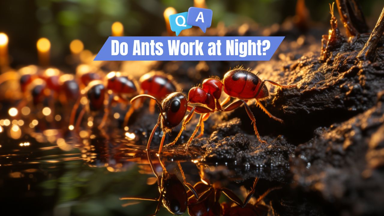 Do Ants Work at Night?
