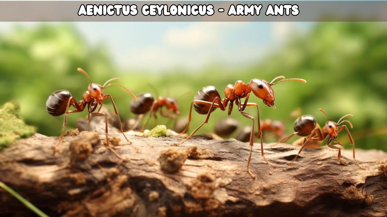 Aenictus ceylonicus – Army Ants